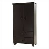 3516038 Dark Mahogony Armoire with Drawers- Noble