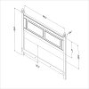 3516270 Dark Mahogony Full/ Queen Headboard - Noble -3