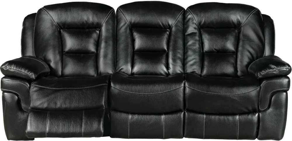 Cyprus Black Reclining Sofa-1