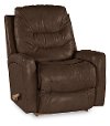 10-770-LB126979 Ace 35 Inch Dark Brown Leather-Match Reclina-Rocker Recliner