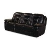 Black Reclining Sofa & Loveseat - Cyprus