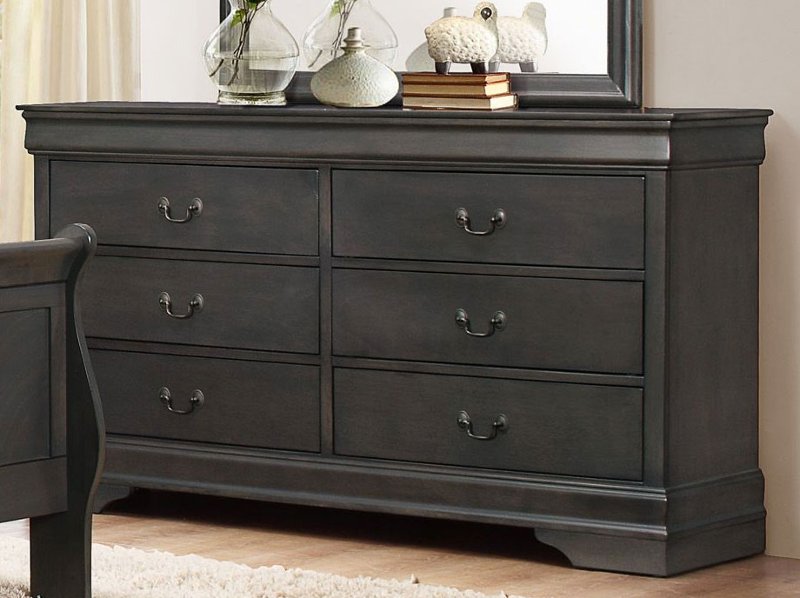 Slate Gray Classic Dresser Mayville Rc Willey Furniture Store