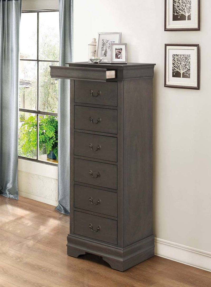 Traditional Gray Lingerie Chest Of Drawers Mayville Rc Willey