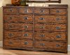 Oak Park Mission 12-Drawer Dresser