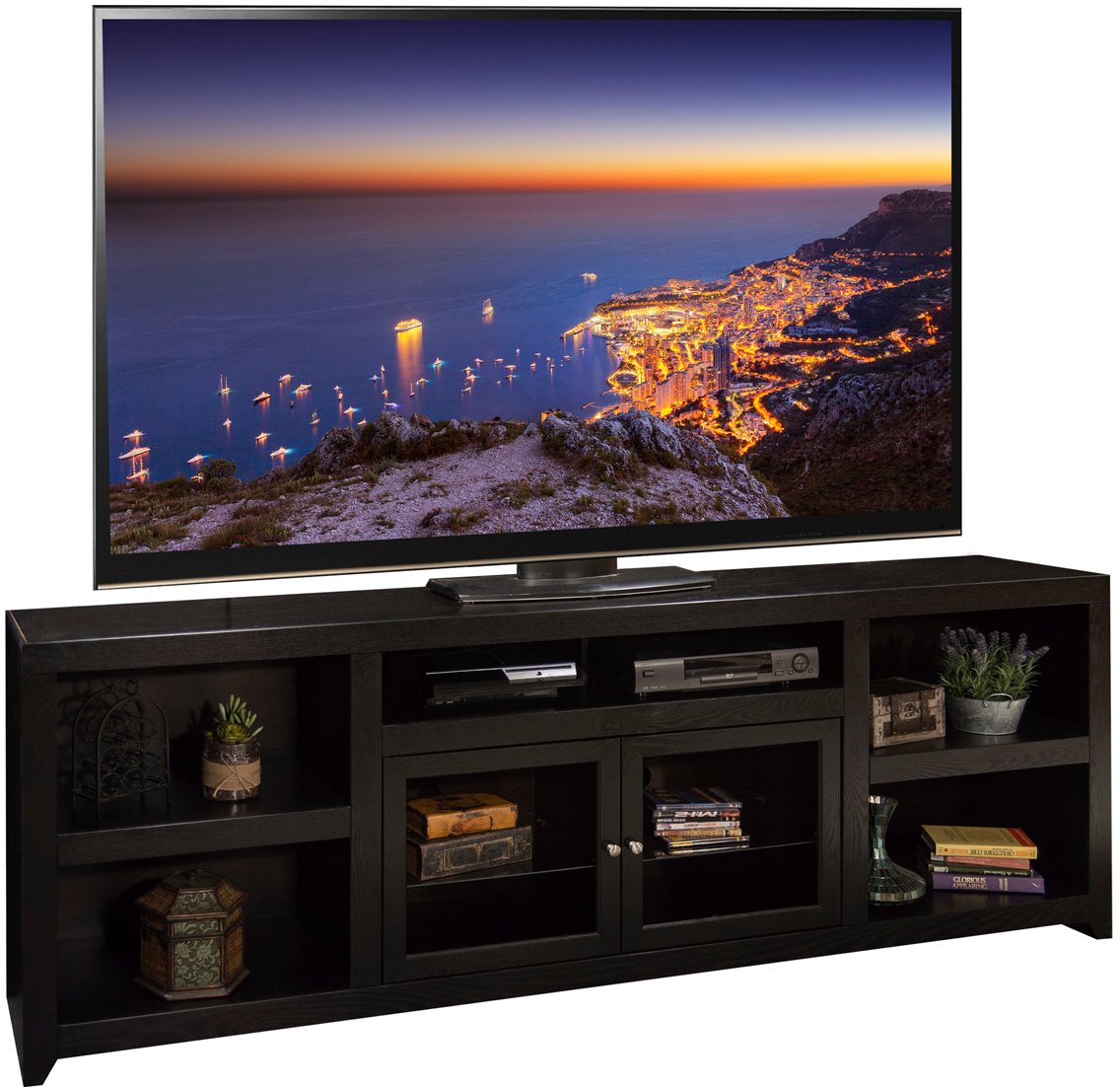 95 Inch Mocha TV Stand - Skyline-2