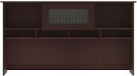 Harvest Cherry L Desk with Hutch, File, and Bookcase - Cabot-6