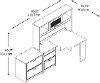 Espresso Oak Corner Desk with Hutch and Lateral File - Cabot -4