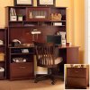 Harvest Cherry Corner Desk with Hutch and Lateral File - Cabot -1