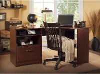 Cherry Corner Computer Desk - Cabot
