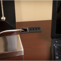Cherry Corner Computer Desk - Cabot -3