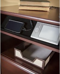 Cherry Corner Computer Desk - Cabot -4