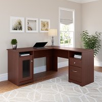 Cherry Computer L-Desk (60 Inch) - Cabot