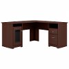 Cherry Computer L-Desk (60 Inch) - Cabot -2