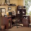 Cherry Computer L-Desk (60 Inch) - Cabot -6