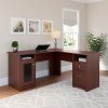 Cherry Computer L-Desk (60 Inch) - Cabot