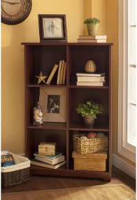 Cherry 6-Cube Bookcase - Cabot