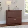 WC31480-03 Cabot Cherry 2 Drawer Lateral File Cabinet - Bush Furniture