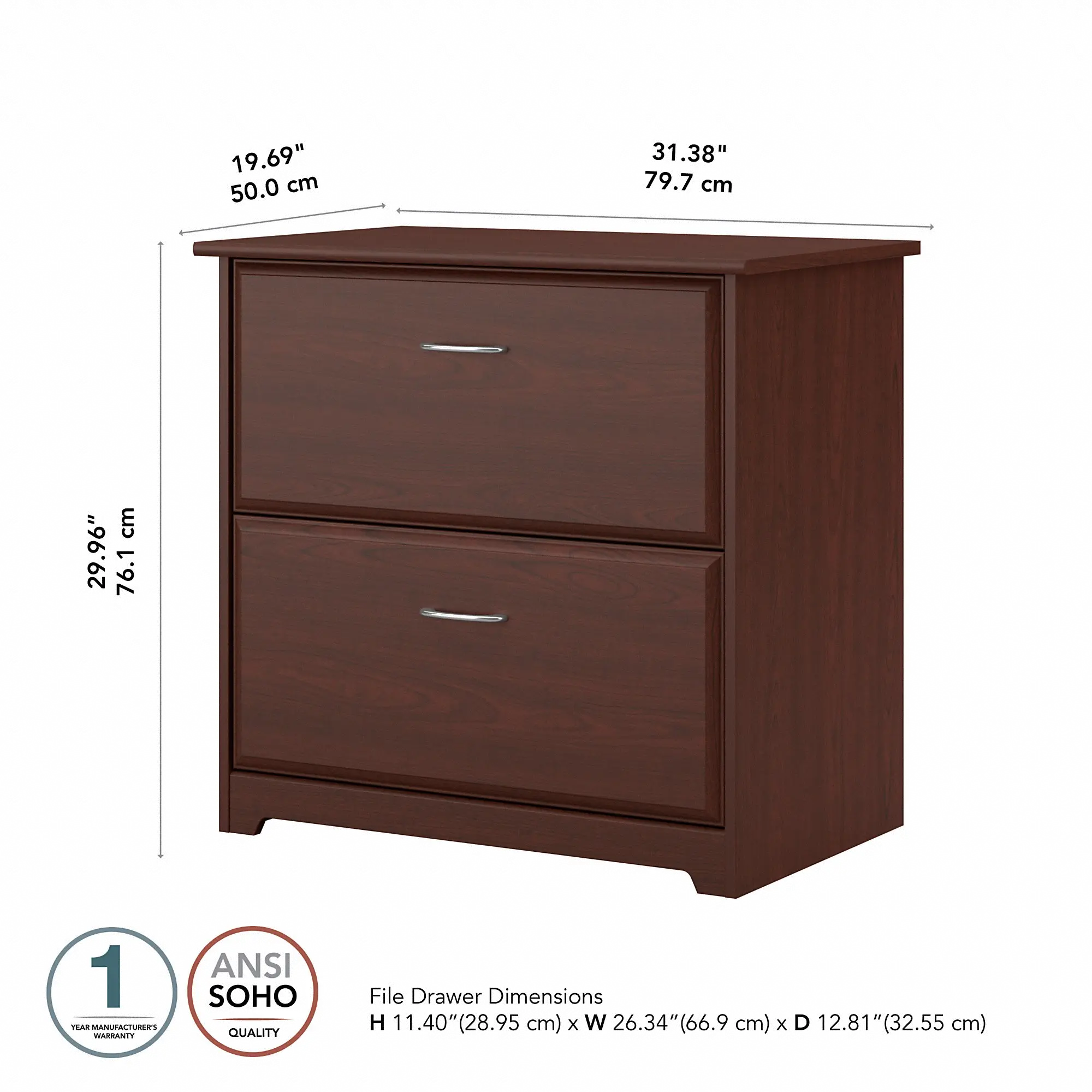 WC31480-03 Cabot Cherry 2 Drawer Lateral File Cabinet-5