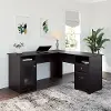 WC31830-03K Espresso Oak L-Desk (60 Inch) - Cabot