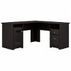 Expresso Oak L-Desk (60 Inch) - Cabot -2