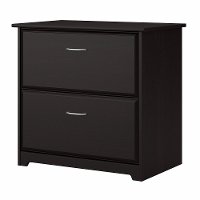 Espresso Oak 2 Drawer Lateral File Cabinet - Cabot -2