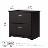 Espresso Oak 2 Drawer Lateral File Cabinet - Cabot -5