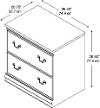 Antique Black 2-Drawer Lateral File Cabinet - Birmingham -5