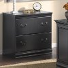Antique Black 2-Drawer Lateral File Cabinet - Birmingham -6