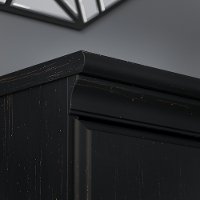 Antique Black 2 Drawer Lateral File Cabinet - Birmingham -4