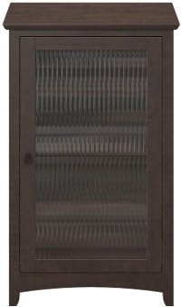 Dark Cherry Audio Cabinet Bookcase - Buena Vista-2