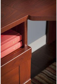 Cherry Reversible Corner Desk - Wheaton -7