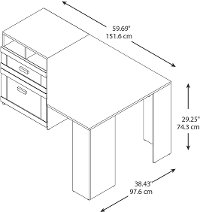 Cherry Reversible Corner Desk - Wheaton -8
