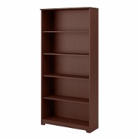 Cherry 5-Shelf Bookcase - Cabot -2