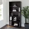 WC31866-03 Cabot Espresso Oak 5-Shelf Bookcase - Bush Furniture