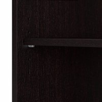 Espresso Oak 5-Shelf Bookcase - Cabot-3