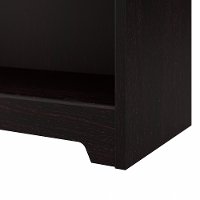 Espresso Oak 5-Shelf Bookcase - Cabot-4