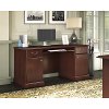 Kathy Ireland Cherry Pedestal Desk - Bennington -2