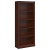 Kathy Ireland Cherry 5-Shelf Bookcase - Bennington