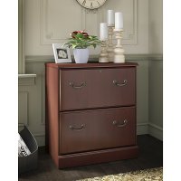 Kathy Ireland Cherry 2 Drawer Lateral File Cabinet - Bennington -3