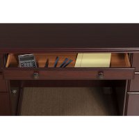 Kathy Ireland Cherry Manager's Desk - Bennington-8