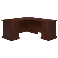 Kathy Ireland Cherry L-Desk - Bennington -2