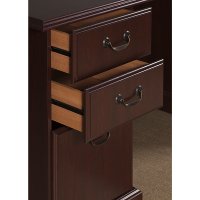Kathy Ireland Cherry L-Desk - Bennington -5