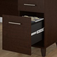 Mocha Cherry Office Desk 60W - Somerset-4