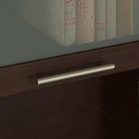 Mocha Cherry 60W L Shaped Desk Hutch - Somerset-3