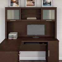 Mocha Cherry Hutch (60 Inch) - Somerset