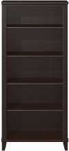 Mocha Cherry 5-Shelf Bookcase - Somerset -2
