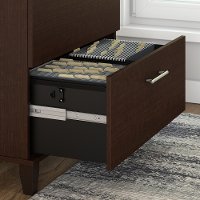 Mocha Cherry 2 Drawer Lateral File Cabinet - Somerset-4