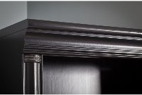 Antique Black Executive 5-Shelf Bookcase - Birmingham -2