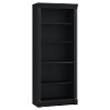 Antique Black Executive 5-Shelf Bookcase - Birmingham -5