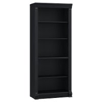 Antique Black Executive 5-Shelf Bookcase - Birmingham -5